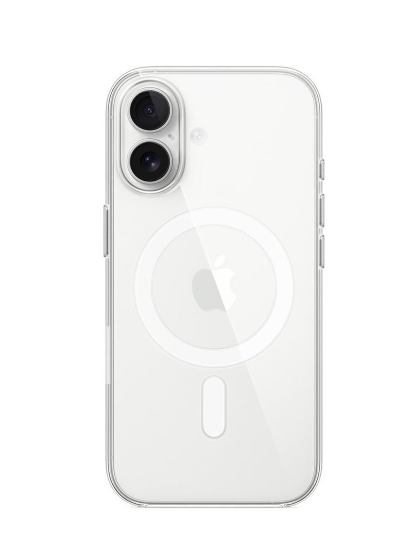 دبليو تيك غطاء سيليكون لجهاز آيفون 17 5G 2025 مع MagSafe (MCMPMN) - شفاف - Image 2